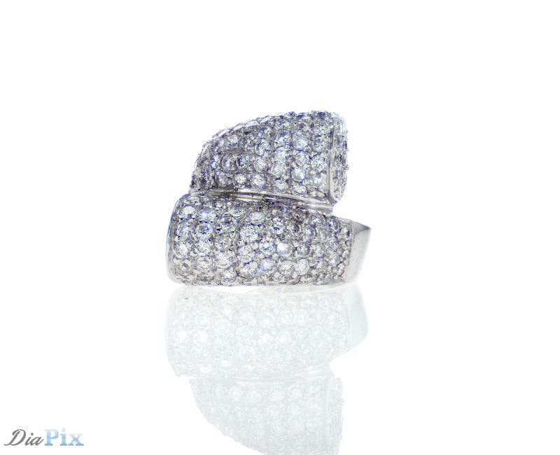 Ring 18kw gold s/w Diamond