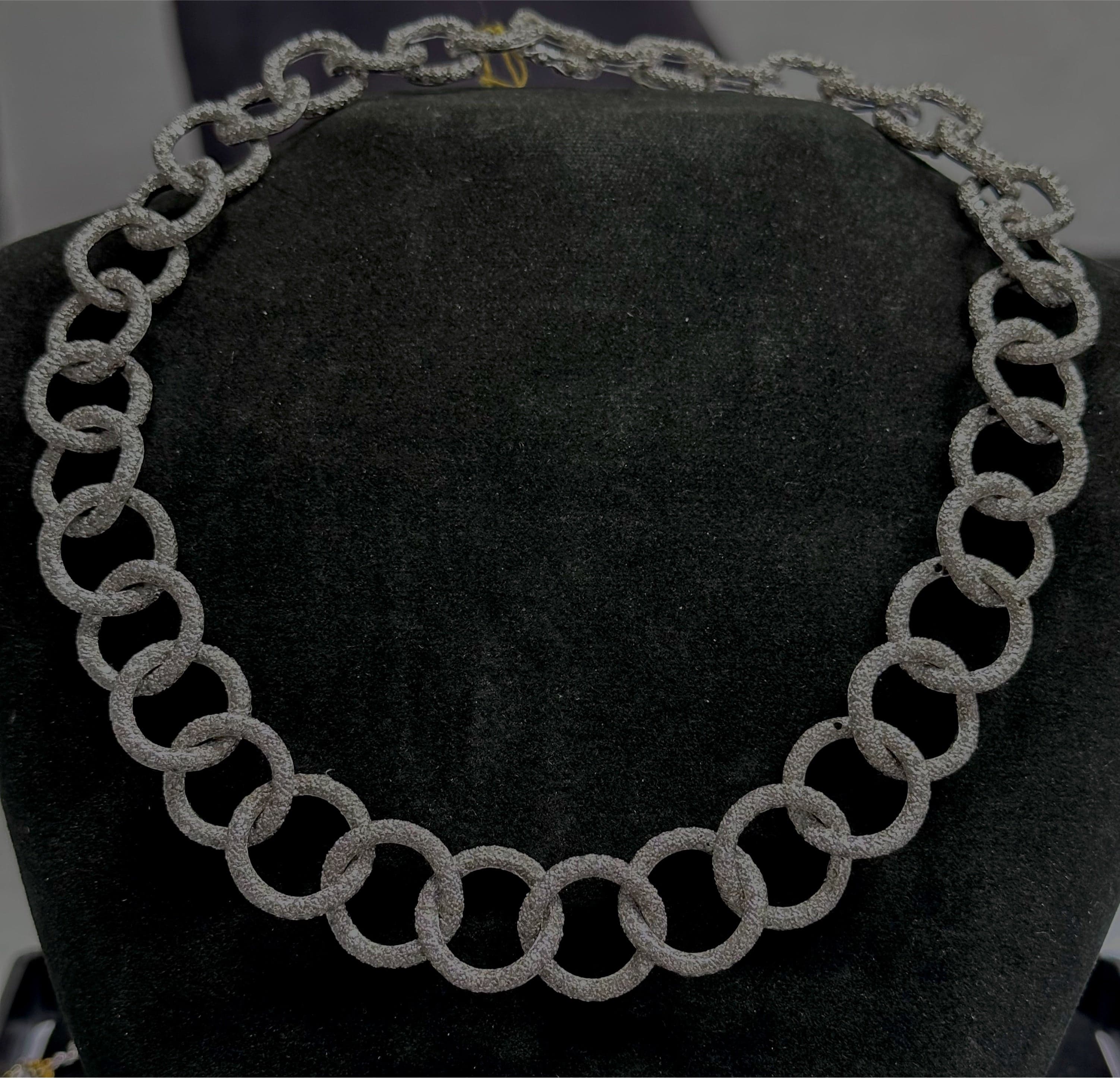 Necklace 18KWGOLD s/w Diamond