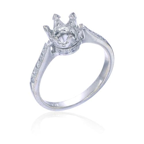 Engagement Ring 18KWGOLD s/w Diamond