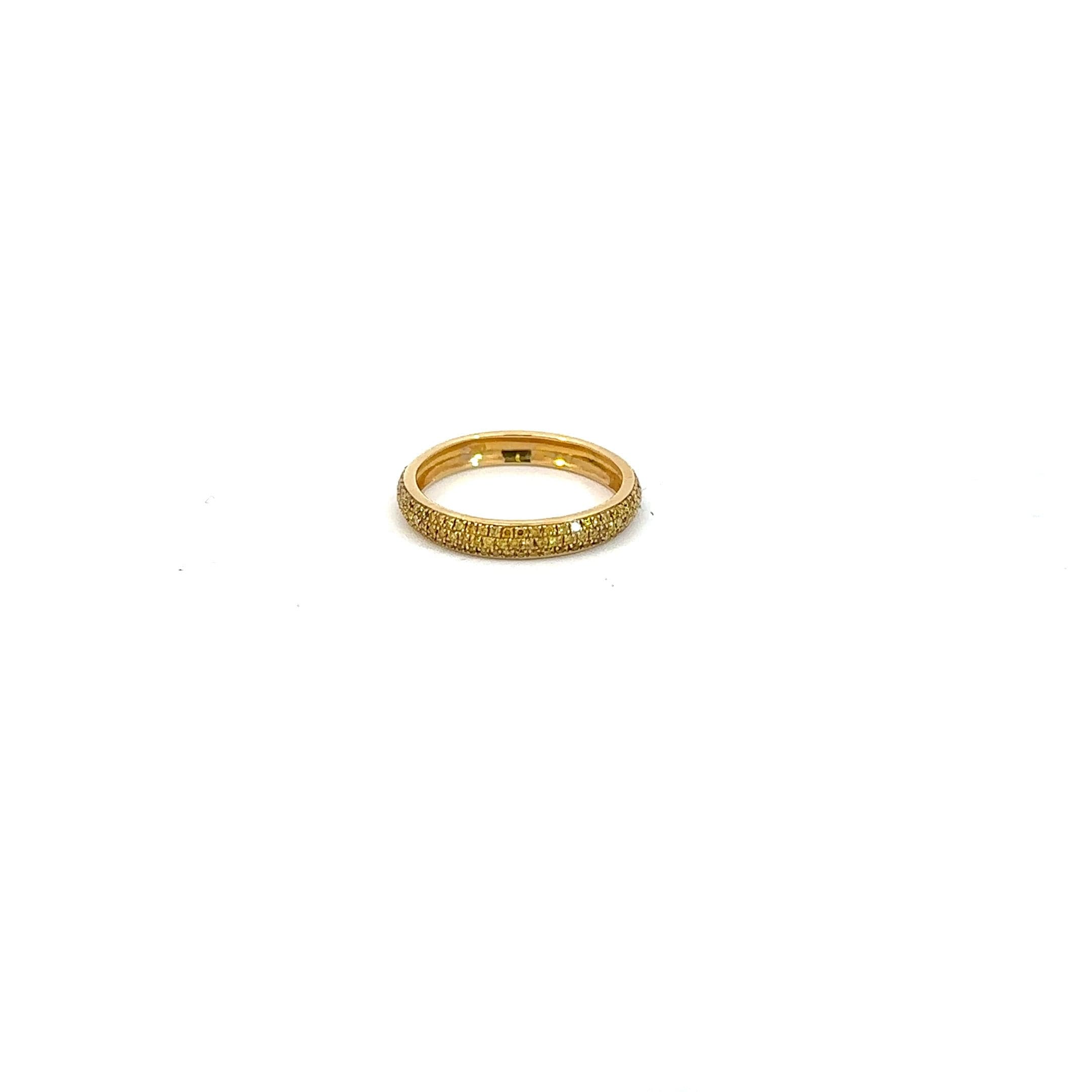 Eternity Ring 18 KYGOLD s/w Natural Fancy Diamond.