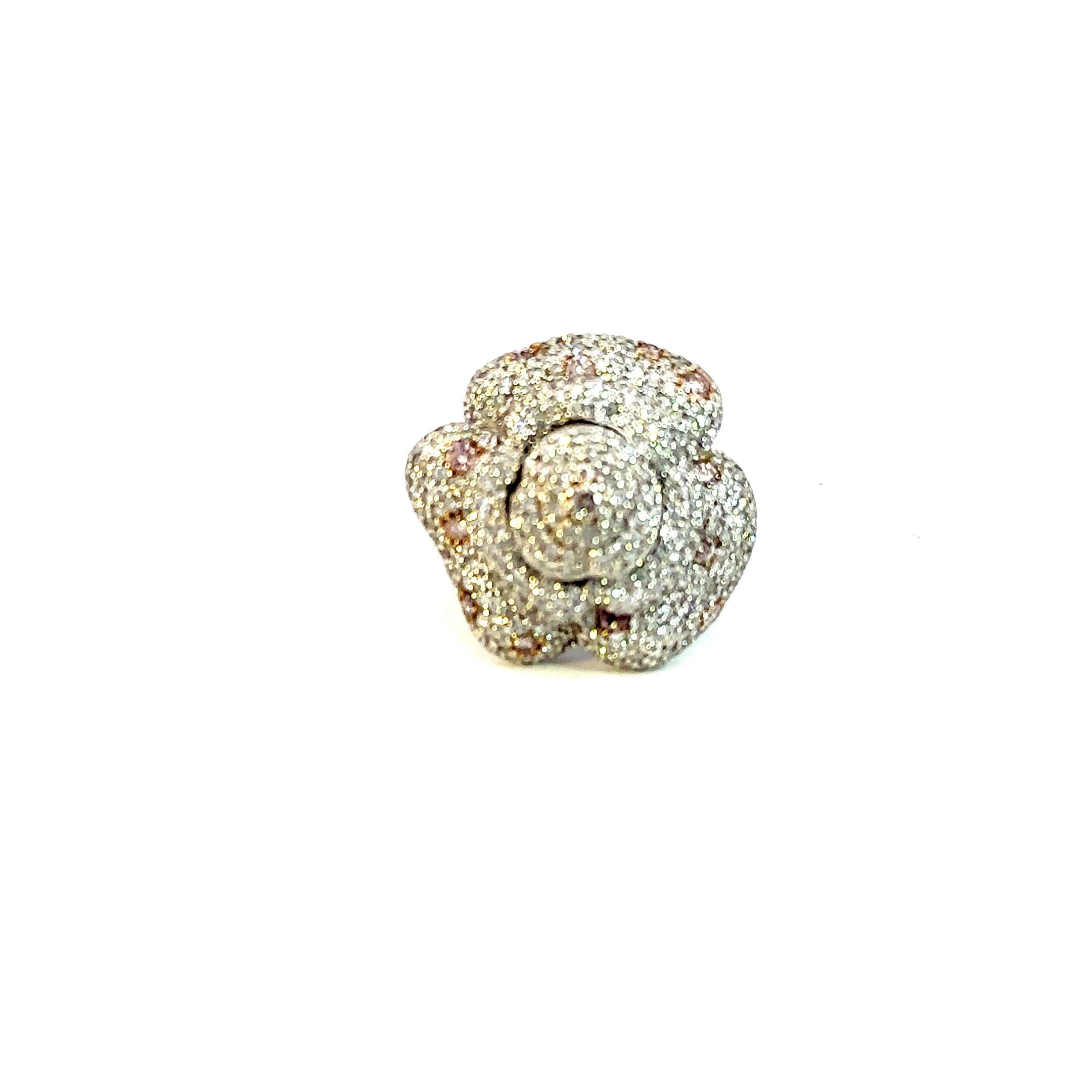 HM RING 18KWGOLD s/w Natural Fancy Pink Diamond & White Diamond.