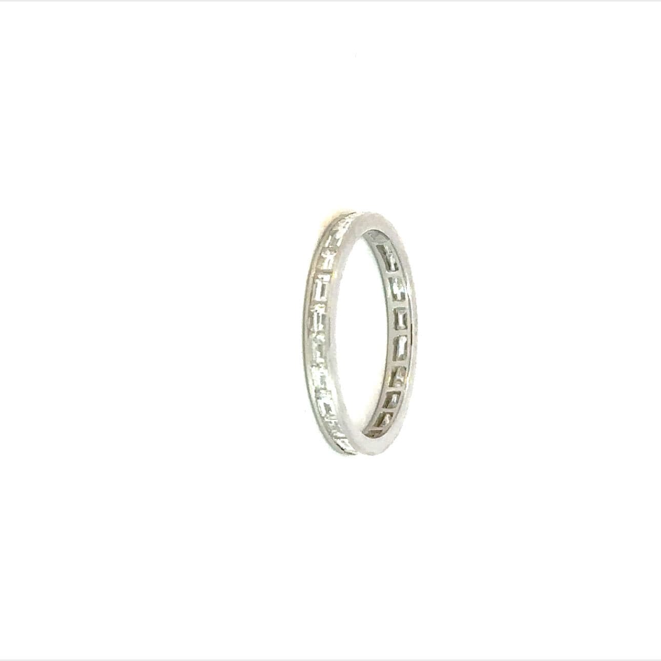 Eternity Band Ring 18KWGOLD s/w Bag diamond.